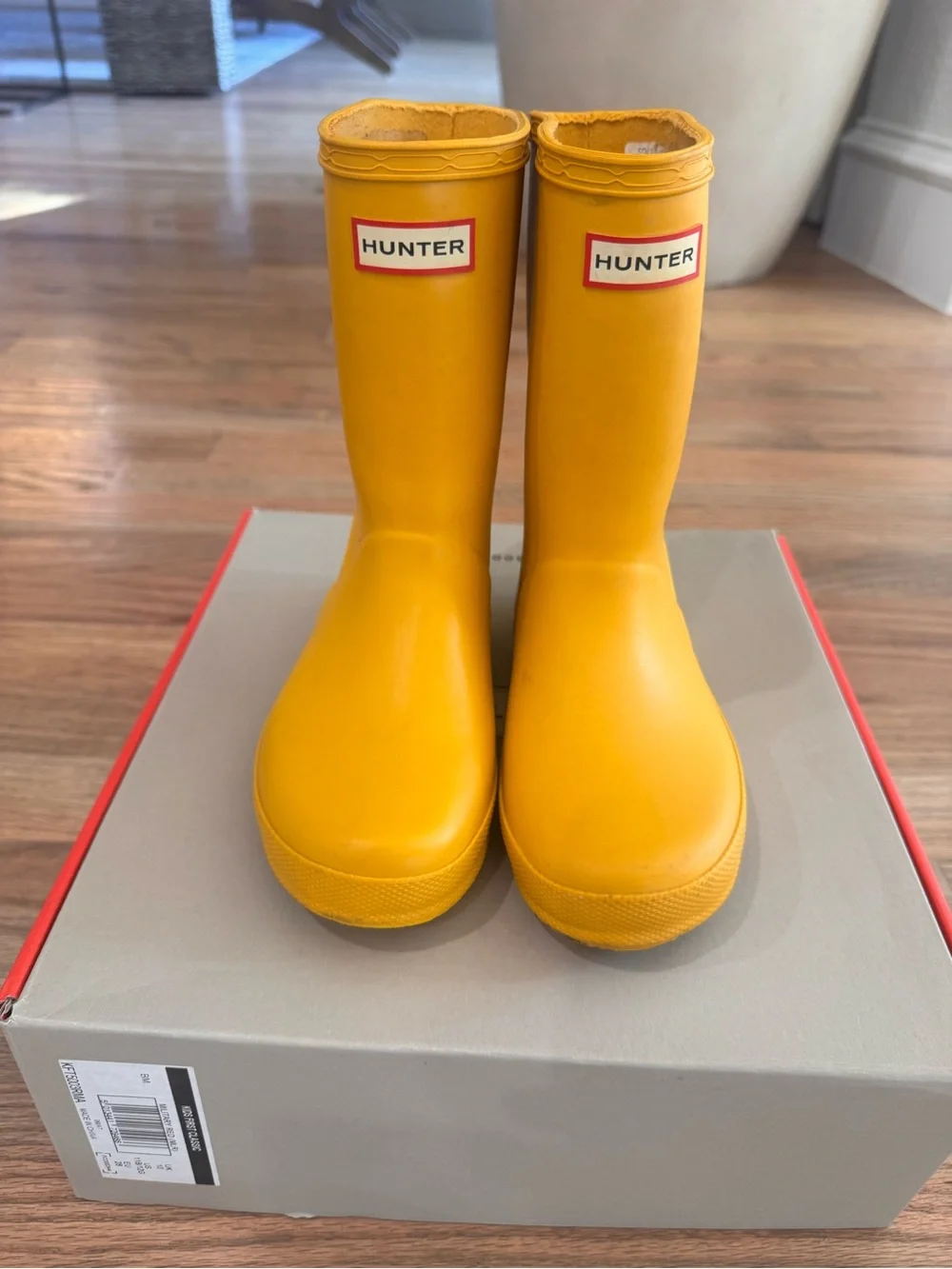 Hunter Kids' Brand New yellow boots, size 11